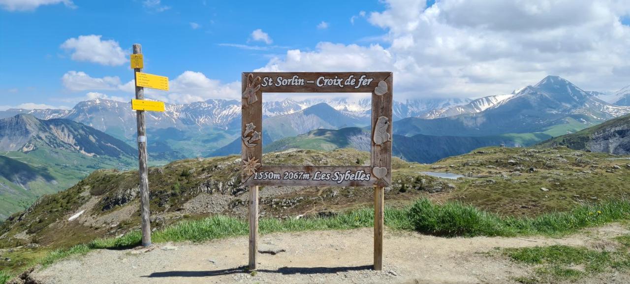 Agreable Appartement De 6 Pers Au Pieds Des Pistes ,Wifi Gratuit A Saint-Sorlin-D'Arves Labelise 3 Etoiles Au Gite De France Екстер'єр фото